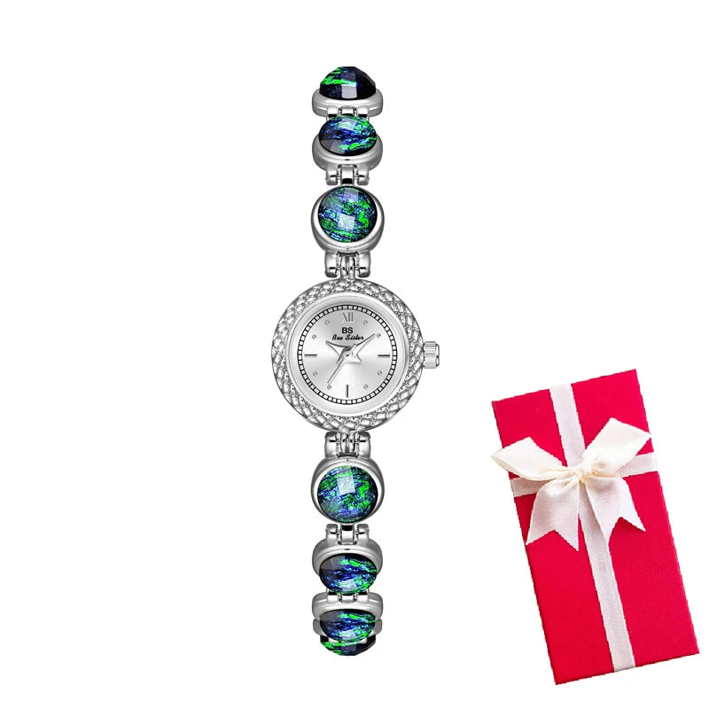 Women Bracelet Watches Luxury Brand Dress Quartz Small Dial Gold Ladies Wrist Watches Rhinestone Gold Watches For Women Dropship