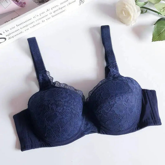 Plus Size Bra B C D E F G H Cup 34 36 38 40 42 44 Black Lace Top Bra For Women Large Size Full Lingerie Underwear Brasier Mujer