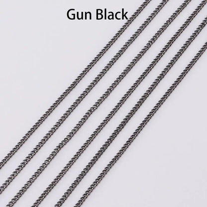 5 m/lot Gold/Bronze Plated Necklace Chains For Jewelry Making Findings Materials Handmade DIY Necklace Chain Supplies