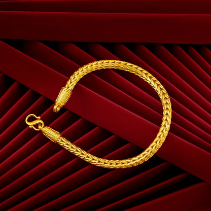 Luxury 18k Gold Original Bracelet for Women Not Fade Bracelet for Party High Quality Jewelry Wedding Bijoux Femme Gold Jewelry