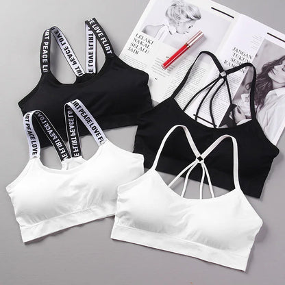 Sexy Bra Top Women Sports Bra High Impact For Gym Fitness Yoga Female Pad Sportswear Tank Top Sport Push Up Bralette топ женский