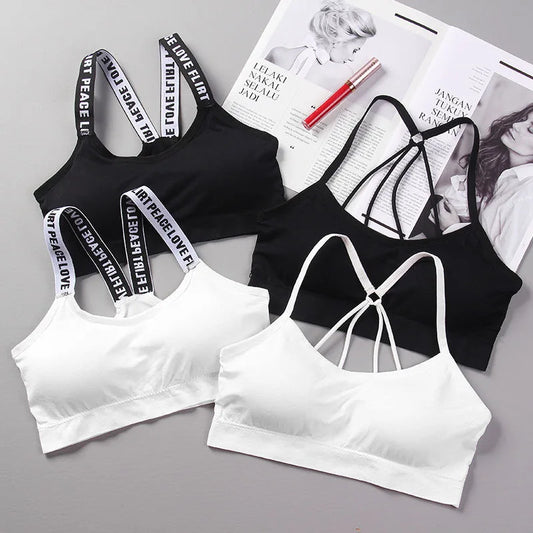 Sexy Bra Top Women Sports Bra High Impact For Gym Fitness Yoga Female Pad Sportswear Tank Top Sport Push Up Bralette топ женский