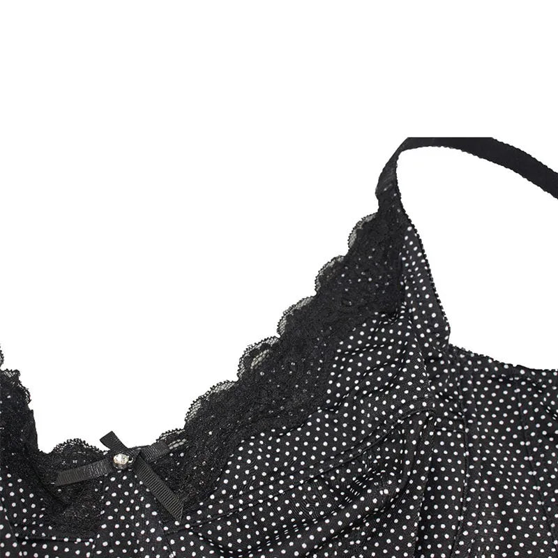 D0295 High Quality Sexy Plus Size Bra  Fashion Polka Dot Women's Bra  Brown/Gray/Black/36-46/C-G