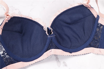 New Bra Woman Underwear Push Up Bra Lingerie Unlined Lace Bra Women Sexy Female Back Closure Lolita Brassiere 3/4 Cup Bra