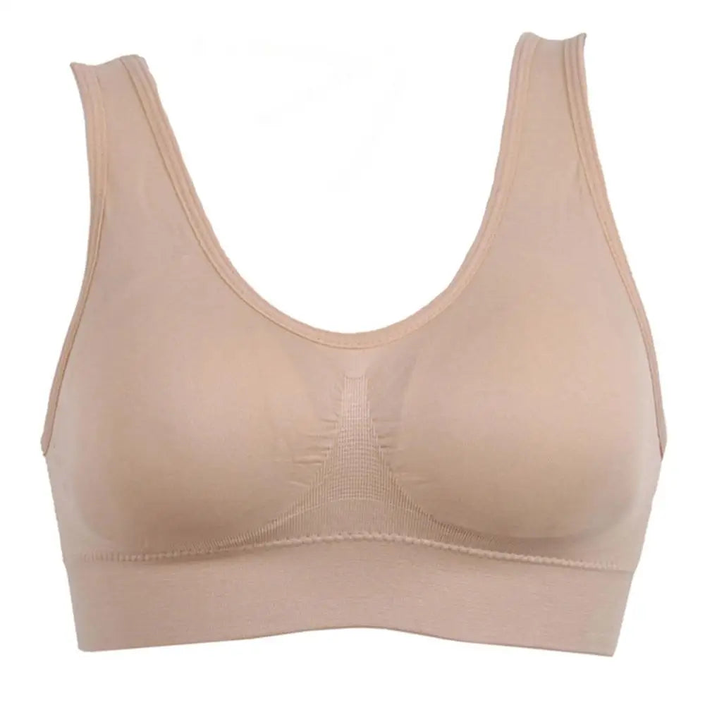 Sexy backless push up bra women big size padded bras plus size wireless brassiere comfortable seamless bra