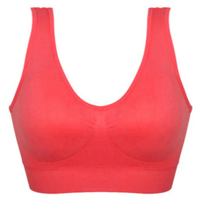 Sexy backless push up bra women big size padded bras plus size wireless brassiere comfortable seamless bra