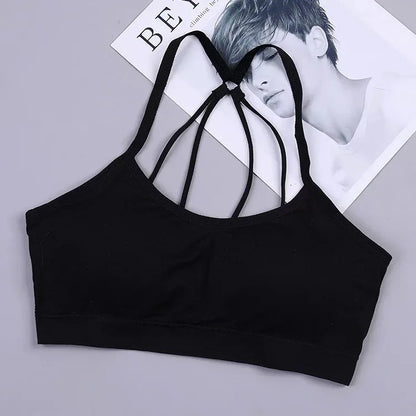 Sexy Bra Top Women Sports Bra High Impact For Gym Fitness Yoga Female Pad Sportswear Tank Top Sport Push Up Bralette топ женский