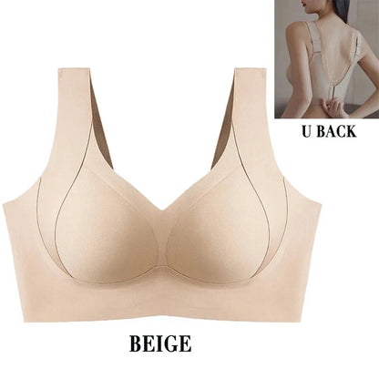 Plus Size Full Coverage Bras For Women No Underwire T-shirt Bra Seamless Push Up Daily Bralette Underwear With Soft Support Bra