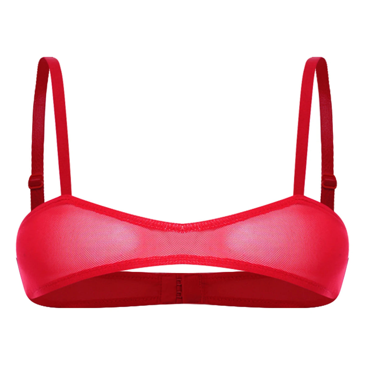 Womens Minimizer Bra 3/4 Coverage Non Padded Underwire Female Breathable See Through Sheer Mesh Bra Tops Mini Bralette Lingerie