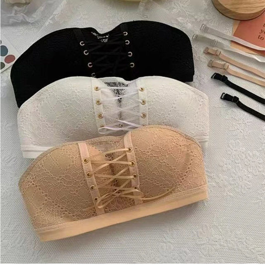 Women's bra sexy Lace Lingerie Fashion Push Up Comfort Brassiere For Girls Without Steel Rings Female Lingerie