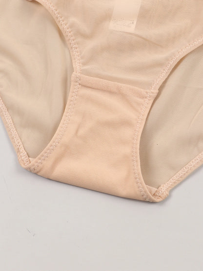 Varsbaby New Ultra-thin Mesh Lace Sexy Lingerie Women Transparent Gather Plus Size Bra Sets