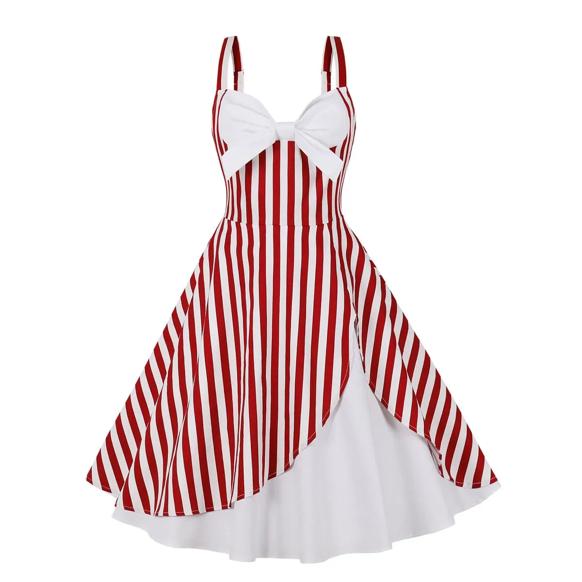 Plus Size Swan Flamingo Print Vintage Dress Women Casual Tunic Pin Up Robe 50s Rockabilly Summer Party Dresses Feminino Vestidos