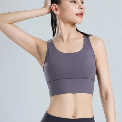 Plus Size High Impact Sports Bra for Women Shockproof Running Gym Yoga Fitness Top, Breathable Mesh Racerback Workout Bralette