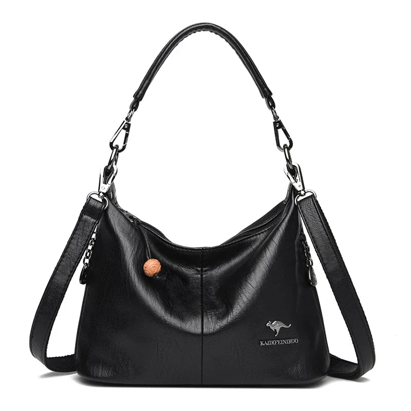 High quality PU Ladies Soft Bags High Quality Purses And Handbags Famous Designer Crossbody Shoulder Bags For Women Sac A Main