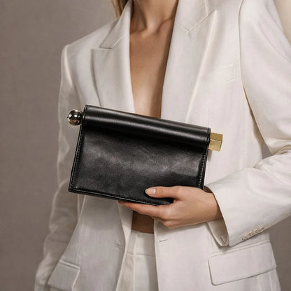 Luxury Designer Handbag for Women New Fashion Take-out Clutch with Metal Dreses Purses Prom Bag for Ladies Crossbody Bag