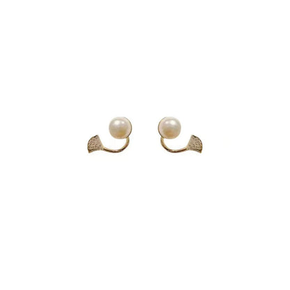 2026 New Women Earrings Alloy Gold Plated Orange Flower Drop Earrings Fashion Cute Sweet Jewelry For Daily Casual Party