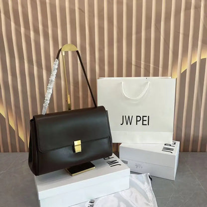 JWPEI new 2026 small square bag temperament commuting bag niche versatile high-end lazy bag hand-held women's
