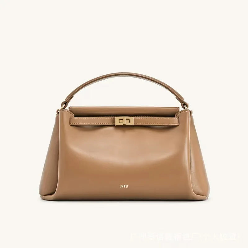 JW PEI handbag with French-style snap closure, 2026 new model, women's crossbody small-sized exclusive high-end shoulder bag