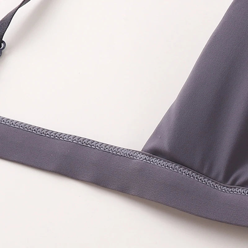 Women'S Bra Push-Up Bralette Solid Color Bras Seamless Wire-Free Brassiere Sexy Lingerie Simple Underwear For Female Girls
