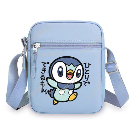 Anime Pokemons Leafeon Shoulder Bag Venusaur Raichu Cubone Waist Packs Dragonite Glaceon Crossbody Phone Pouch Boy Girl Satchel