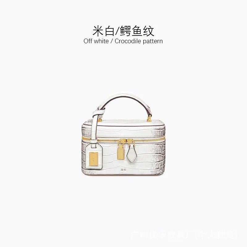 JWPEI New Mini Box Bag - Premium Handbag, Single Shoulder Crossbody Bag, Small Square Bag, Casual Versatile Commuter Bag