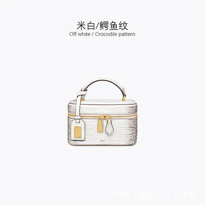 JWPEI New Mini Box Bag - Premium Handbag, Single Shoulder Crossbody Bag, Small Square Bag, Casual Versatile Commuter Bag