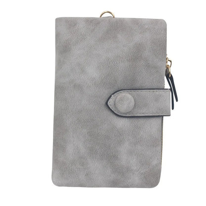 Ladies Pocket Purses Multi-slot Purse Tri-fold Wallet Soft Leather Short Wallet