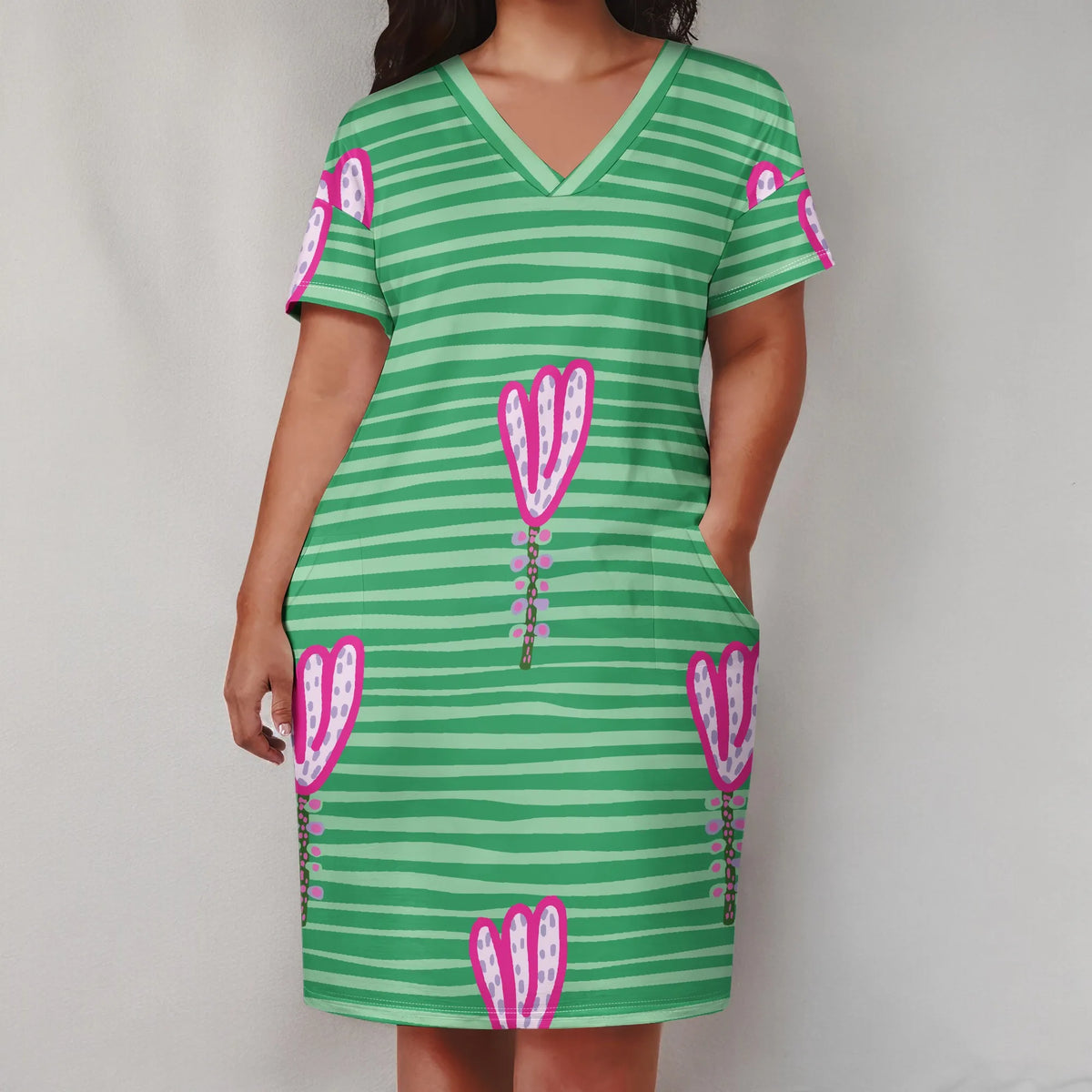 Womens Plus Size African Print Dresses Sexy Casual T-Shirt Dresses Oversized Baggy Summer Sundress