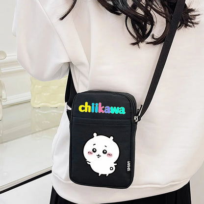 Nanka Chiisakute Kawaii Yatsu Zipper Handbag Wallet Purse Chiikawa Storage Candy Bag Hachiware Usagi Shoulder Bag Birthday Gift