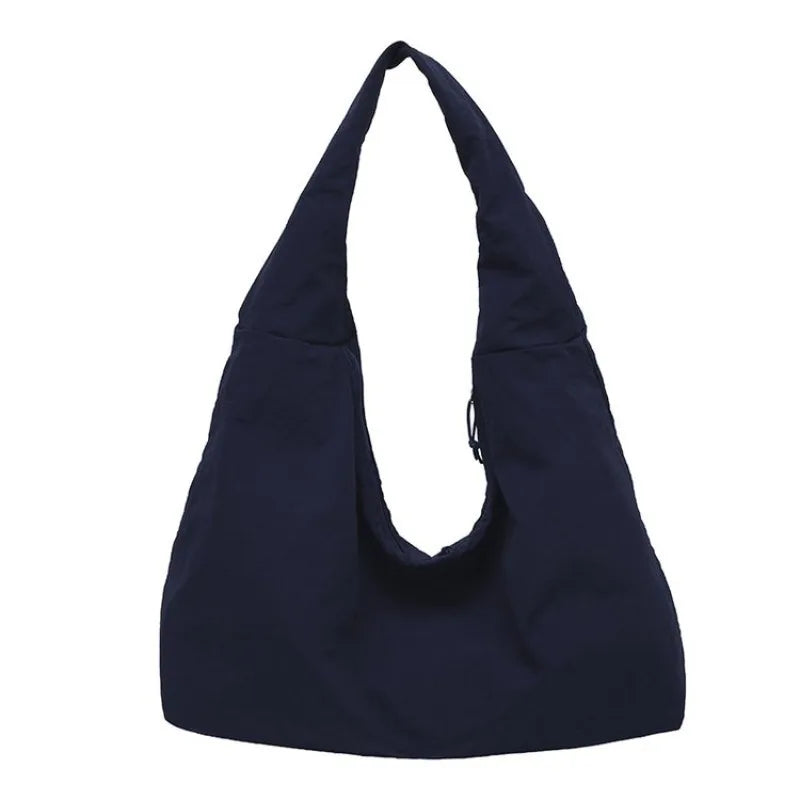 CEEKAY Women's Hobo Bag Orange Nylon Large Capacity Shoulder Handbag Zipper Closure Lightweight Daily Commute Casual Sport