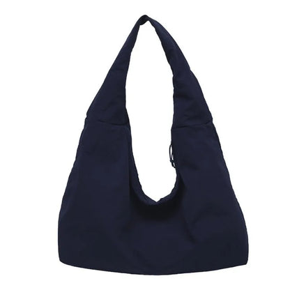 CEEKAY Women's Hobo Bag Orange Nylon Large Capacity Shoulder Handbag Zipper Closure Lightweight Daily Commute Casual Sport