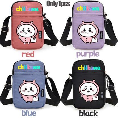 Nanka Chiisakute Kawaii Yatsu Zipper Handbag Wallet Purse Chiikawa Storage Candy Bag Hachiware Usagi Shoulder Bag Birthday Gift