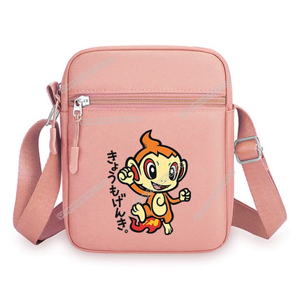 Anime Pokemons Leafeon Shoulder Bag Venusaur Raichu Cubone Waist Packs Dragonite Glaceon Crossbody Phone Pouch Boy Girl Satchel