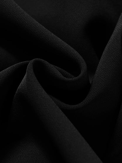 Women Plus Size Sleeveless Dress Fashion Solid Color Comfortable Daily Wear Dress