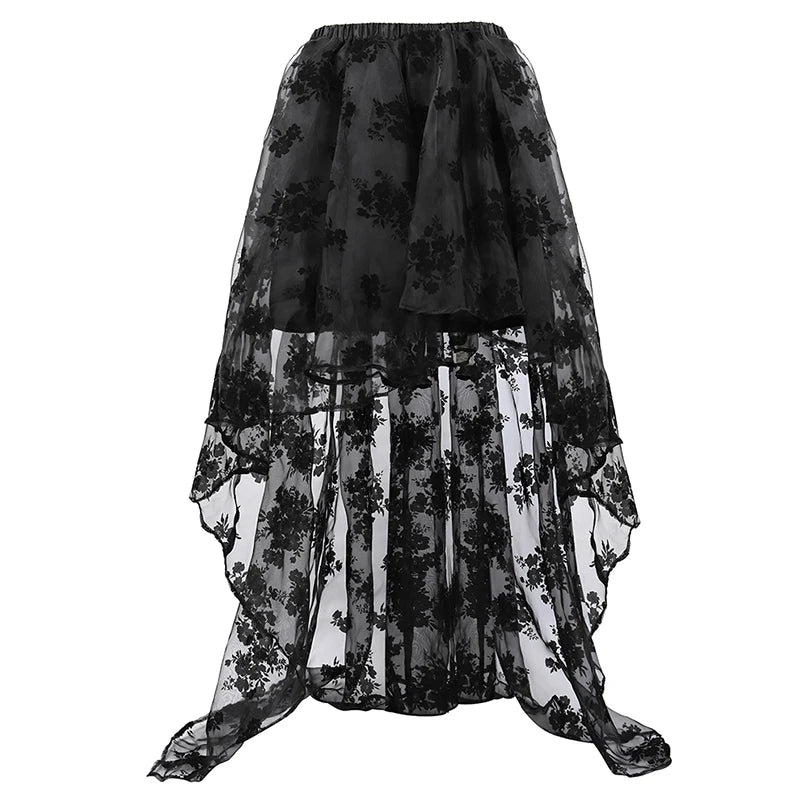 Corset Dresses for Women Plus Size Wedding Dress Red and Black Sexy Lace Up Corset Bustier Top Lace Skirt Gothic Corsets