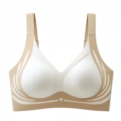 Women's Plus Size Seamless Bra Wide Adjustable Straps Bralette Anti-Sagging Comfort Soft Underwear Large Size Daily Bra M-4XL