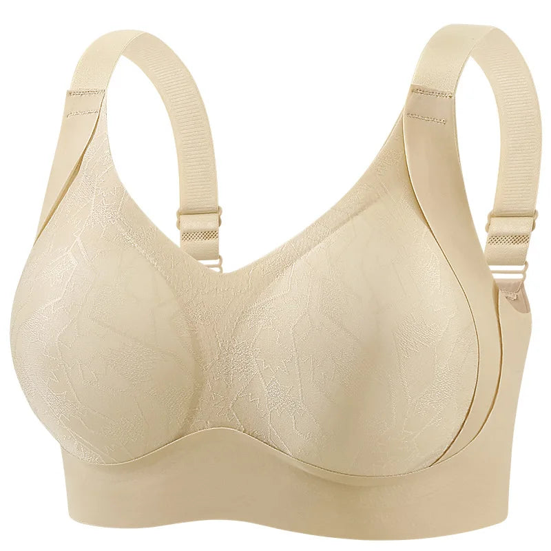 Brassiere Lady Shaping Bra Women's Bra Large Bust Minimizing Effect Anti-Sagging Plus Size Shaping Seamless Side Support Girl