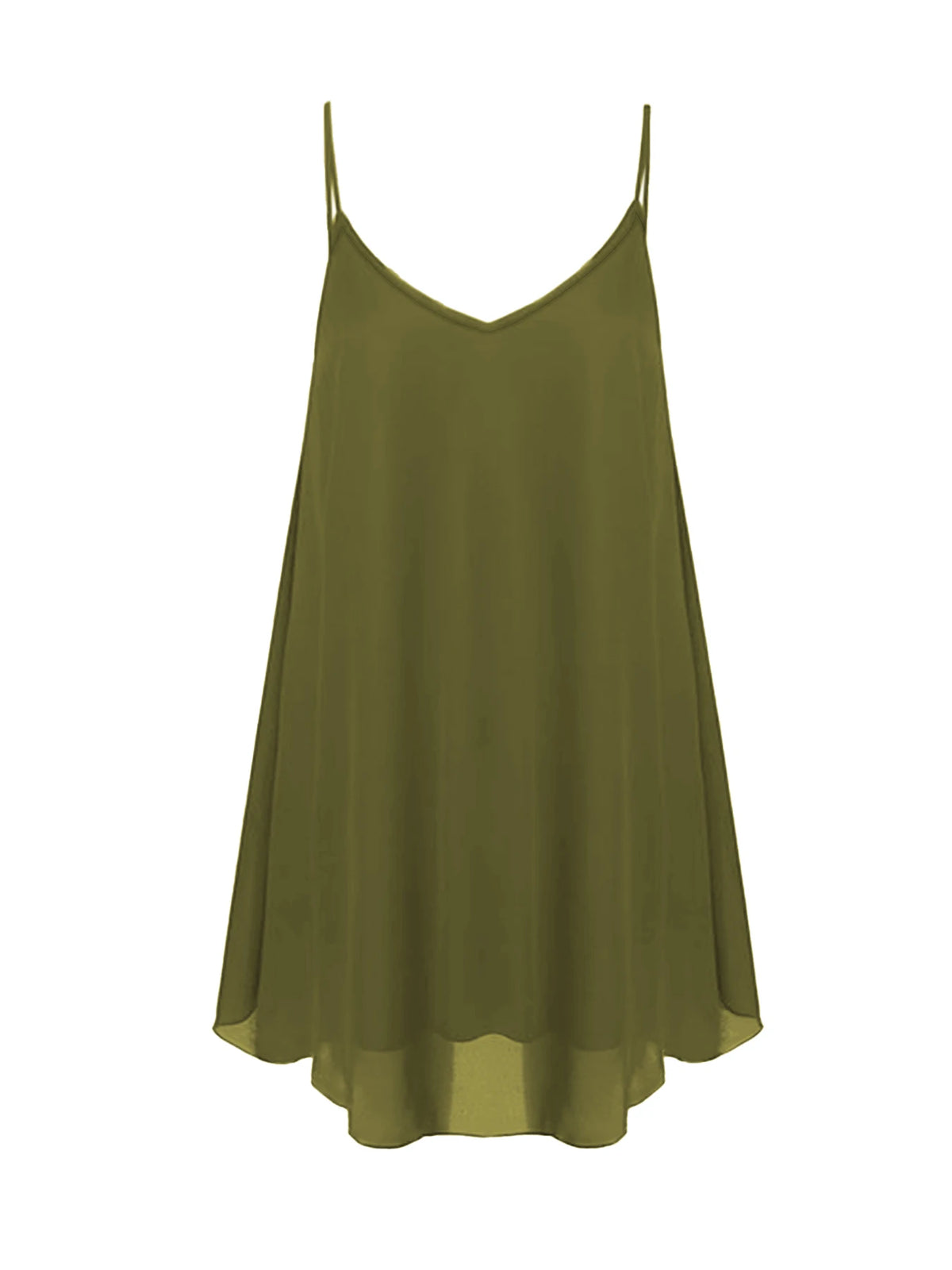 Women Plus Size Sleeveless Dress Fashion Solid Color Comfortable Daily Wear Dress