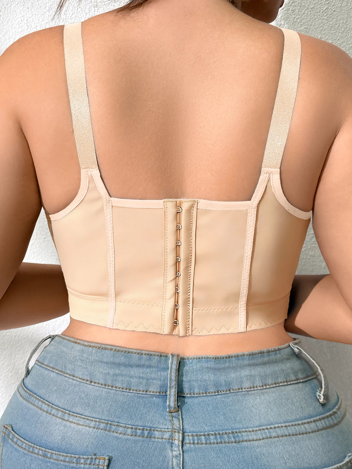 Women Breast Lift Push Up Bra Wide Adjustable Straps Shaping Anti-Sagging Side Gather Support Large Full Cup Comfortable Bra
