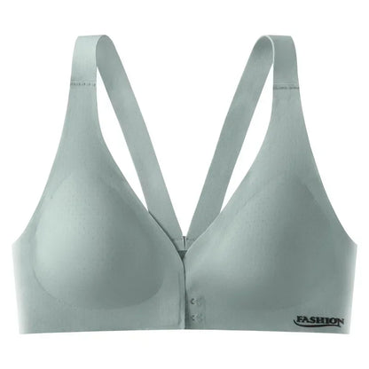 Plus Size Bra Front Buckle Adjustable Underwear Sexy Beautiful Back Comfortable Gathered Breasts Breathable Sports Bra