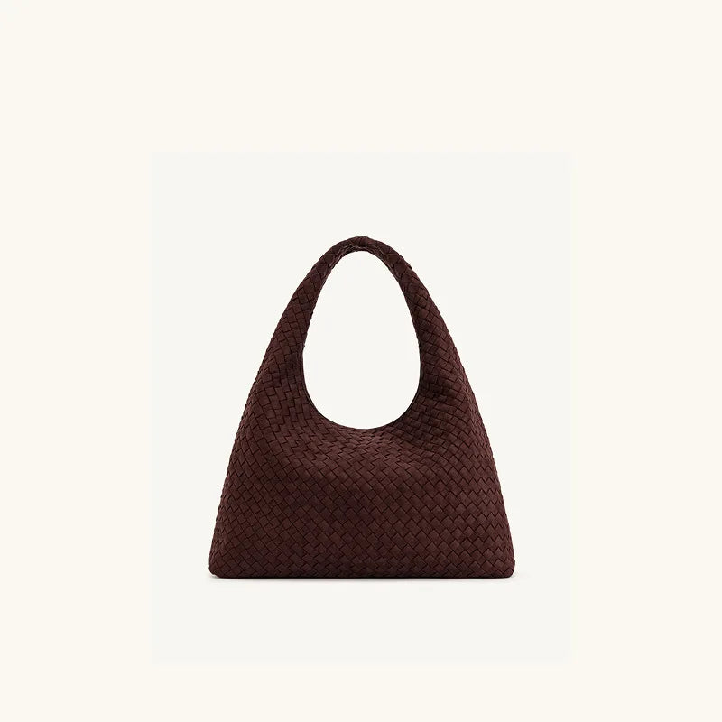 JWPEI Large Capacity Woven Bag L2026 New Retro Women's Bag Handbag Large Commuting Bag Women