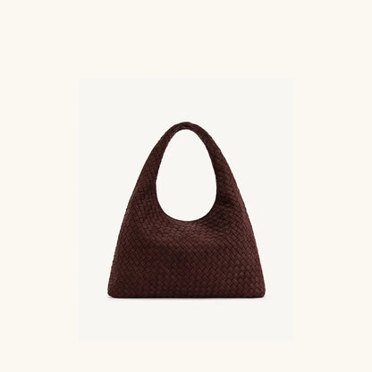 JWPEI Large Capacity Woven Bag L2026 New Retro Women's Bag Handbag Large Commuting Bag Women