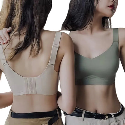 Push-Up Seamless Bras For Women Plus Size Bra Non-wire Wide Adjustable Straps Underwear Sexy Lingerie Comfort Intimates M-3XL