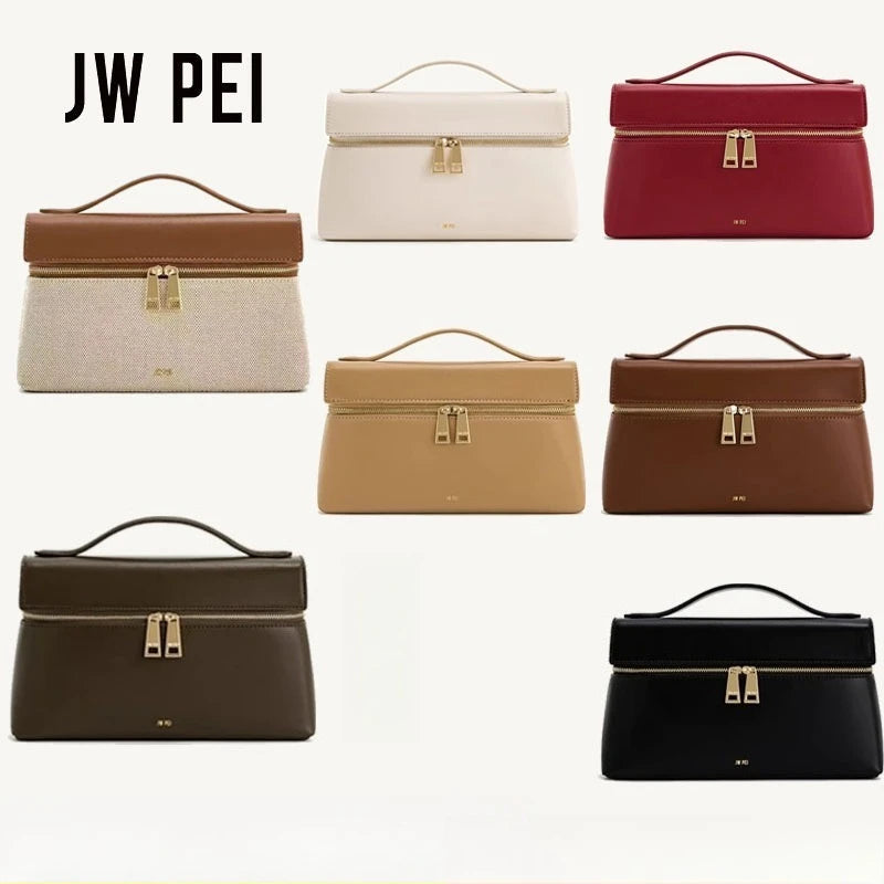 JW PEI Lunchbox Bag, Box Bag, Designer New Style, Fashionable, Versatile, Shoulder Bag, Crossbody Bag, Handbag, Small Square Bag
