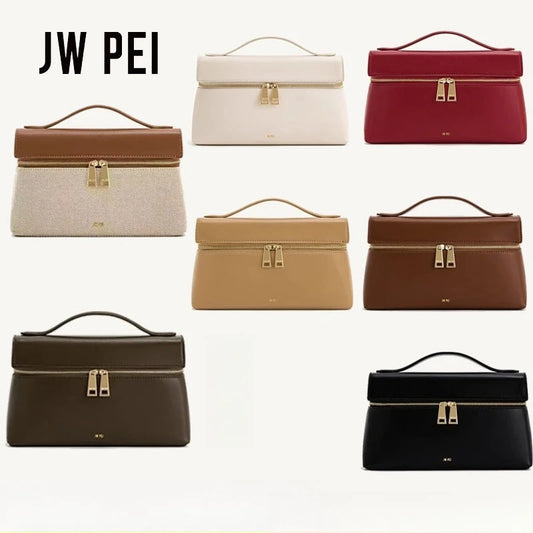JW PEI Lunchbox Bag, Box Bag, Designer New Style, Fashionable, Versatile, Shoulder Bag, Crossbody Bag, Handbag, Small Square Bag