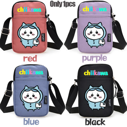 Nanka Chiisakute Kawaii Yatsu Zipper Handbag Wallet Purse Chiikawa Storage Candy Bag Hachiware Usagi Shoulder Bag Birthday Gift