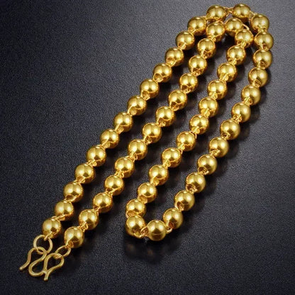 Dragon Pendant AU750 Gold Necklace - Guanyin 18K Pendant Necklace, Bold and Stylish Jewelry Gift for Men and Women