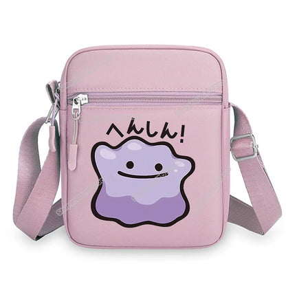 Anime Pokemons Leafeon Shoulder Bag Venusaur Raichu Cubone Waist Packs Dragonite Glaceon Crossbody Phone Pouch Boy Girl Satchel
