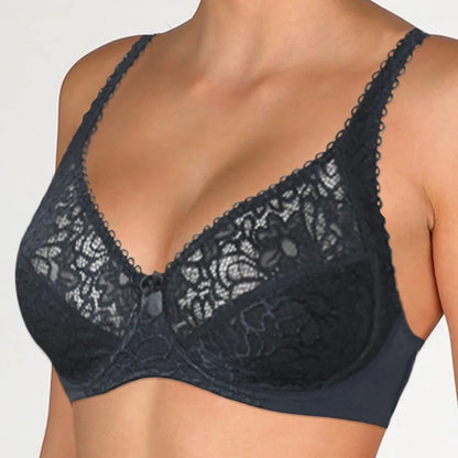 Big Size Bras For Women Lingerie Floral Lace Bra Unpadded Bralette Sexy perspective Bra Underwear Underwire brassiere BH