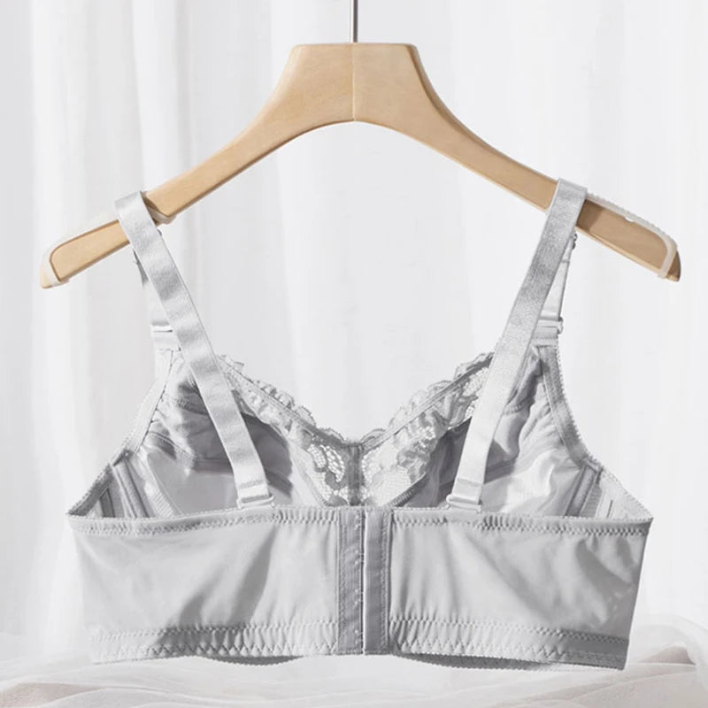 Women's Bra Large Sizes Push Up Bra Sexy Lace Thin Transparent Bras for Women Full Cup D E F G H Plus Size Bra Female Underwear